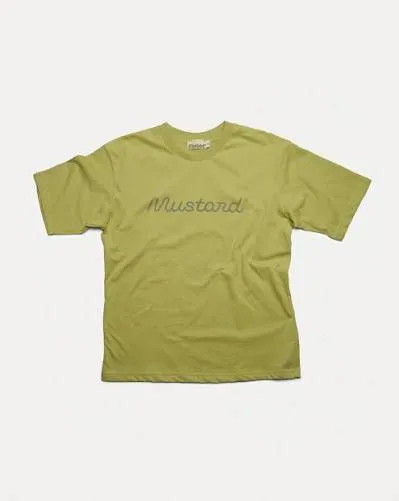 t-shirt    green musterd